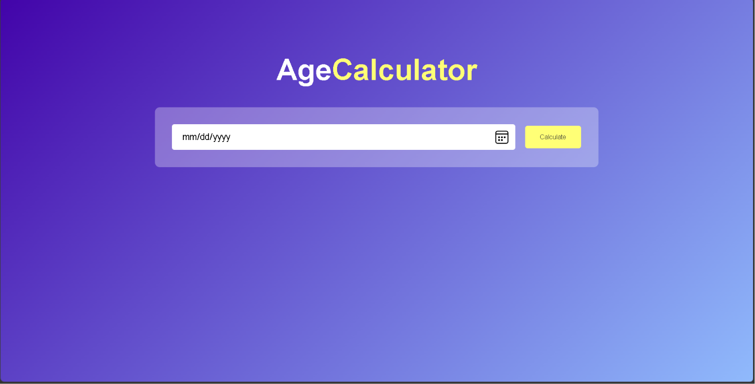 age calculator home-page
